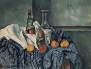 Paul Cezanne Nature mort a la Bouteille de Peppermint oil painting reproduction